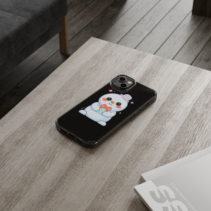 Kawaii Snowman Phone Case for Cheerful Winter Days
