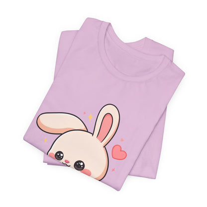 Kawaii Bunny Skateboard T-Shirt for Cute Style Fans