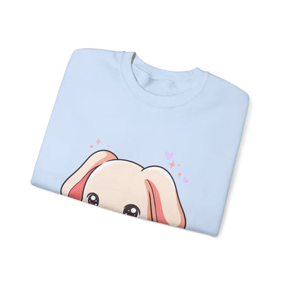 Kawaii Gamer Bunny Sweatshirt for Cozy Gaming Days