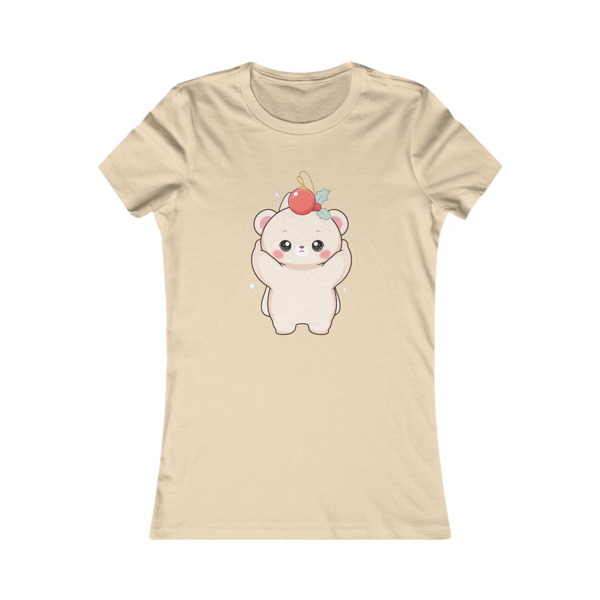 Kawaii Christmas Polar Bear Women's Tee
