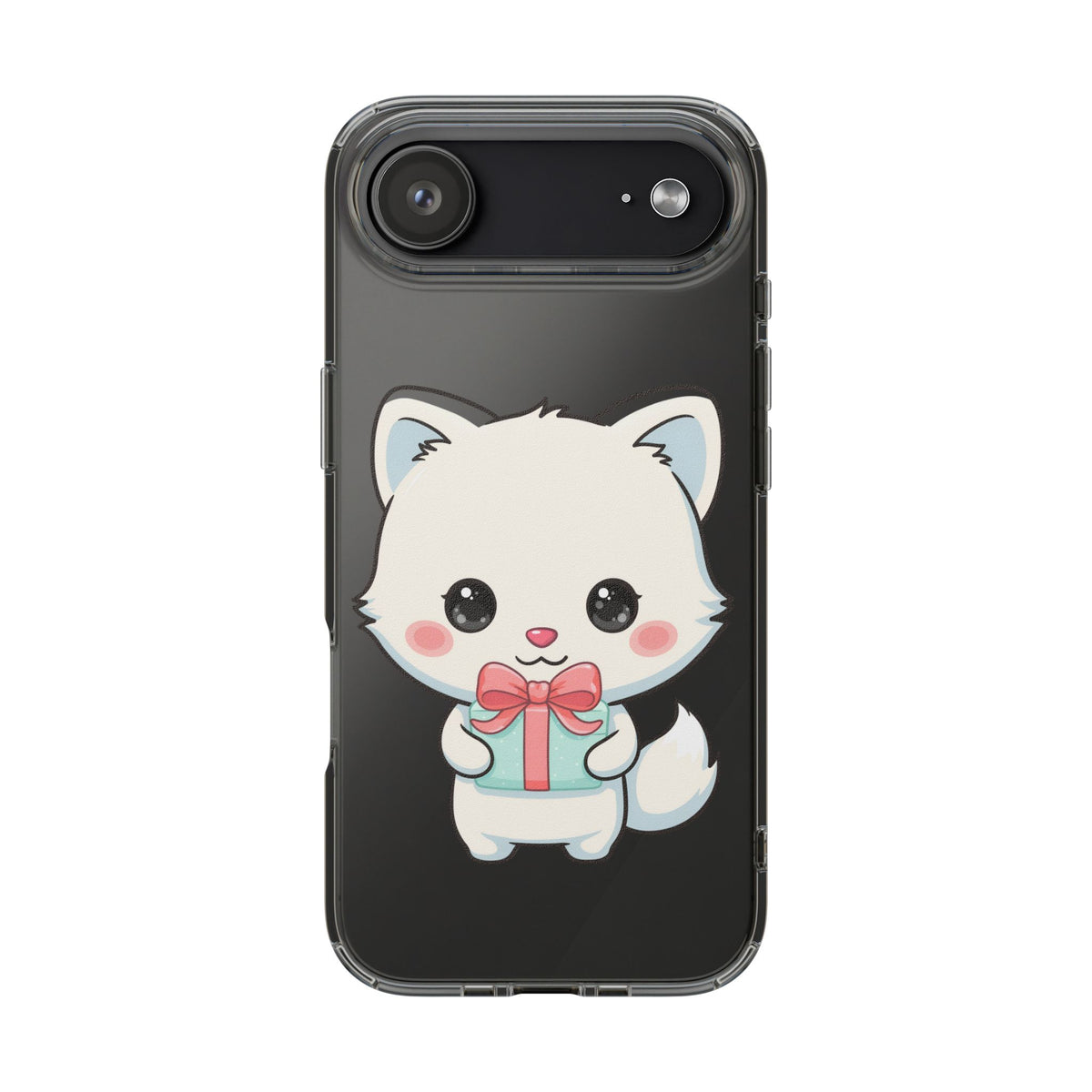 Kawaii Arctic Fox Phone Case with Gift
