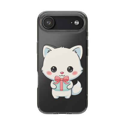 Kawaii Arctic Fox Phone Case with Gift