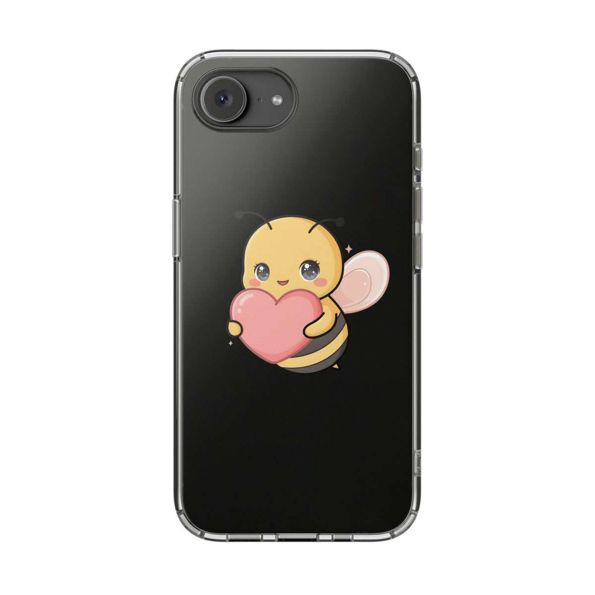 Kawaii Bee Clear Impact-Resistant Phone Case