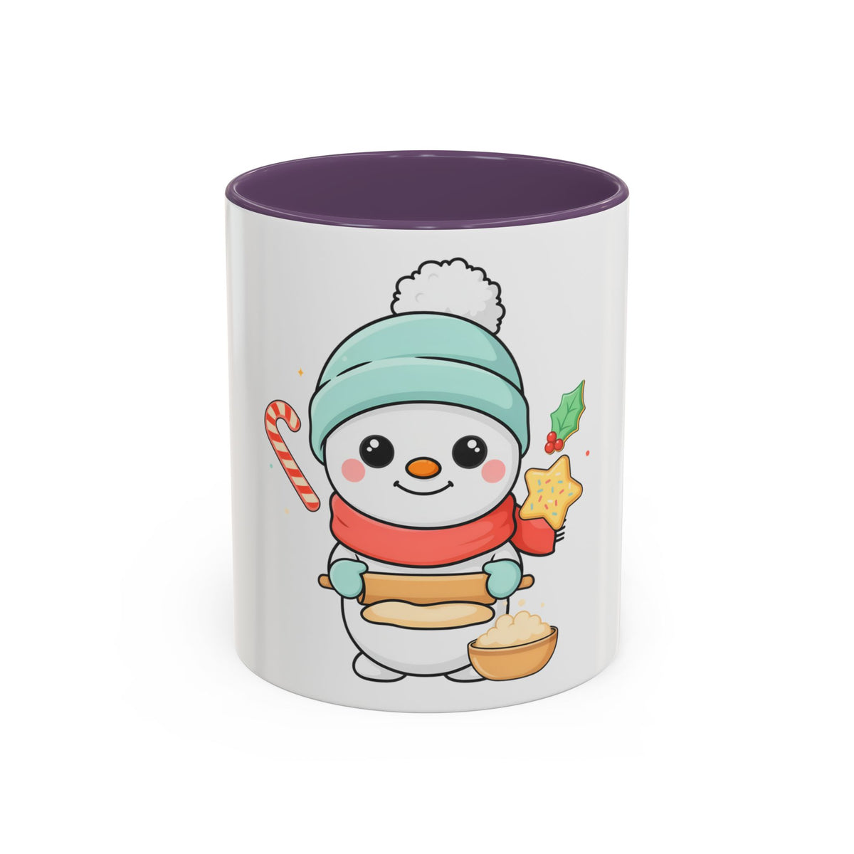 Christmas Snowman Baking Accent Coffee Mug