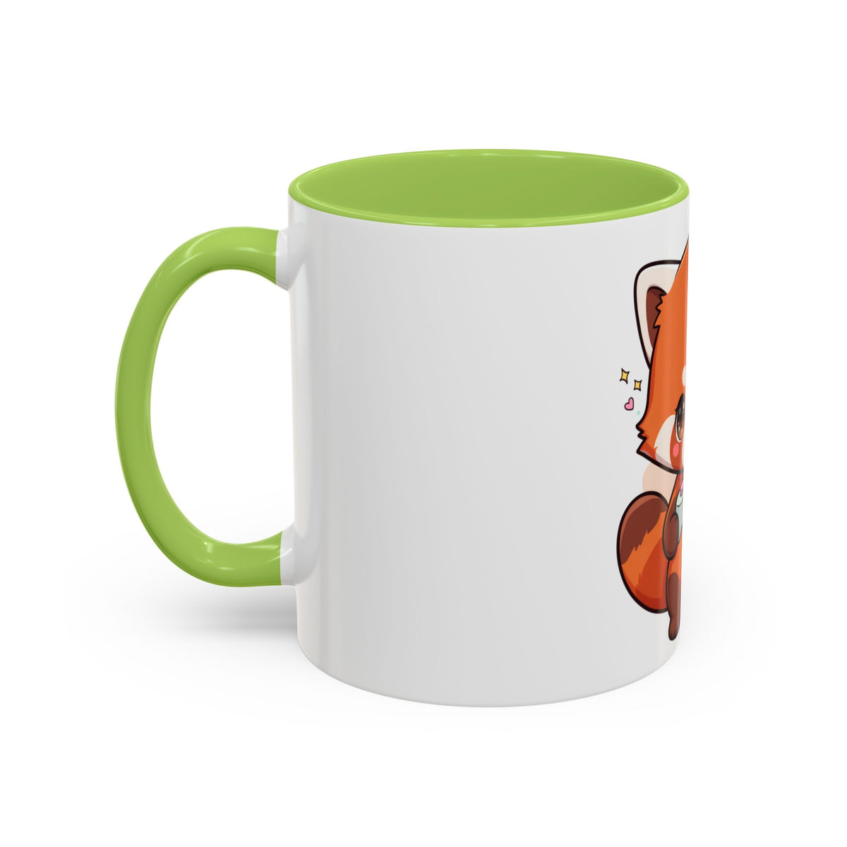 Red Panda Gamer Accent Coffee Mug for Cozy Desk Setups