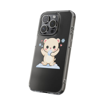 Kawaii Polar Bear Phone Case for Cute Animal Fans