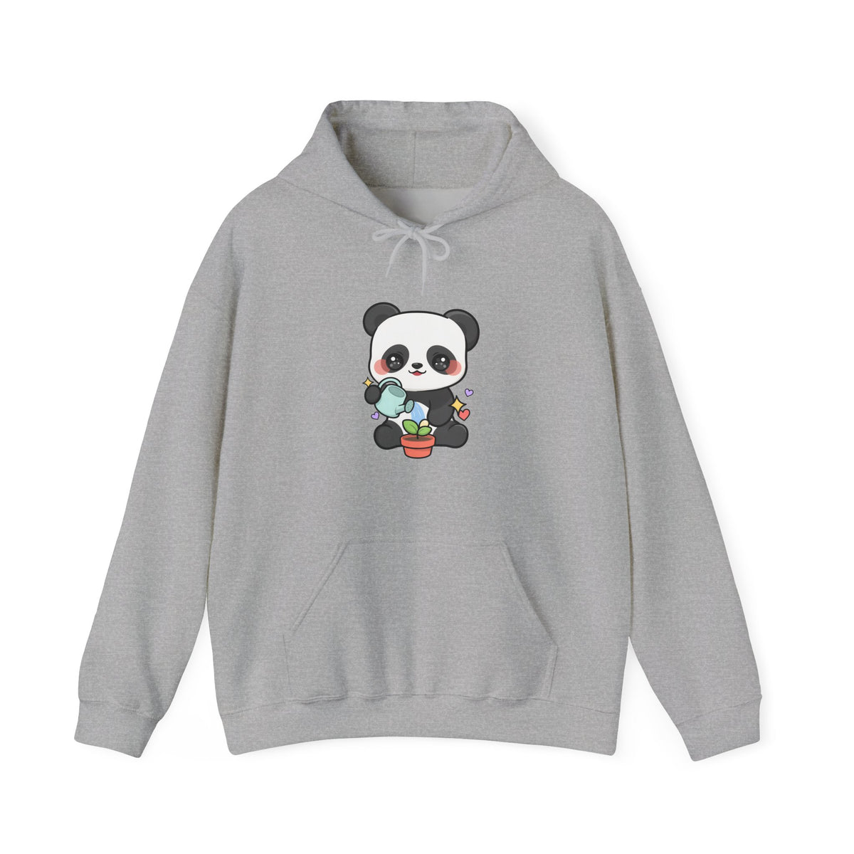 Kawaii Panda Hoodie, Cute Plant Lover Gift