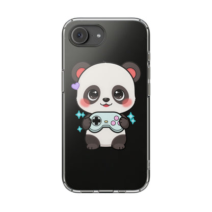 Gamer Panda Clear Impact-Resistant Phone Case