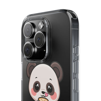 Kawaii Panda Latte Clear Impact-Resistant Case