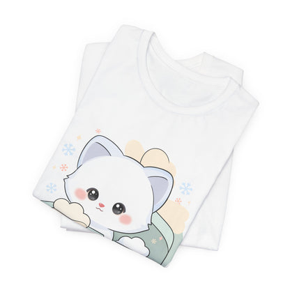 Arctic Fox Gift Tee, Cute Kawaii Birthday Present