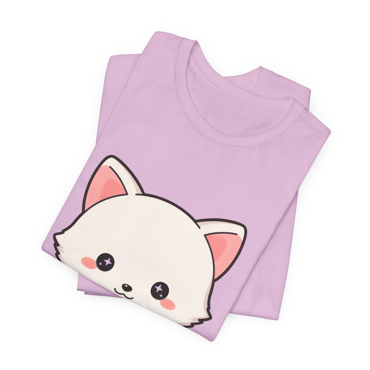 Christmas Fox T-Shirt, Cute Mistletoe Kawaii Tee