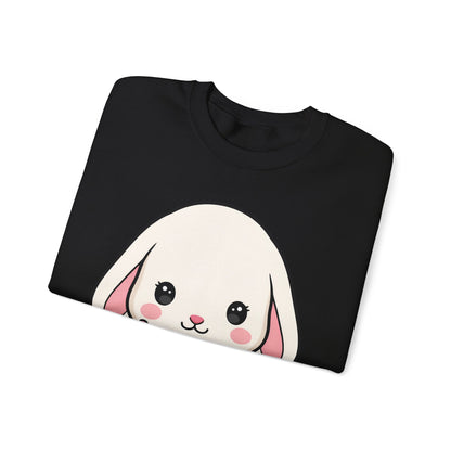Kawaii Bunny Sweatshirt, Cute Gardening Crewneck