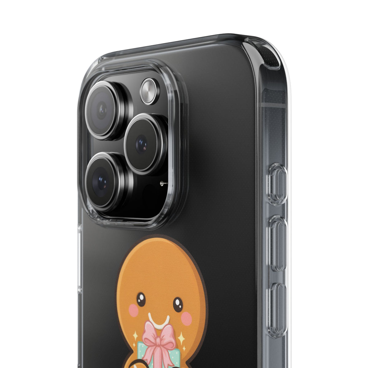 Gingerbread Man Phone Case, Cute Holiday Gift Design