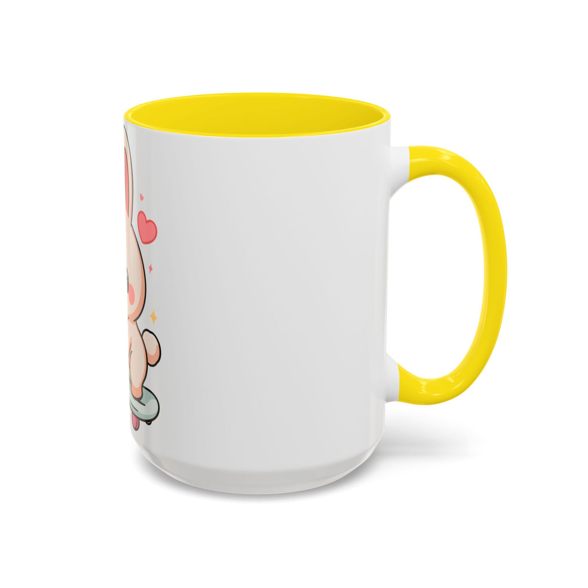 Kawaii Bunny Skateboard Mug – Cute Accent Coffee Mug