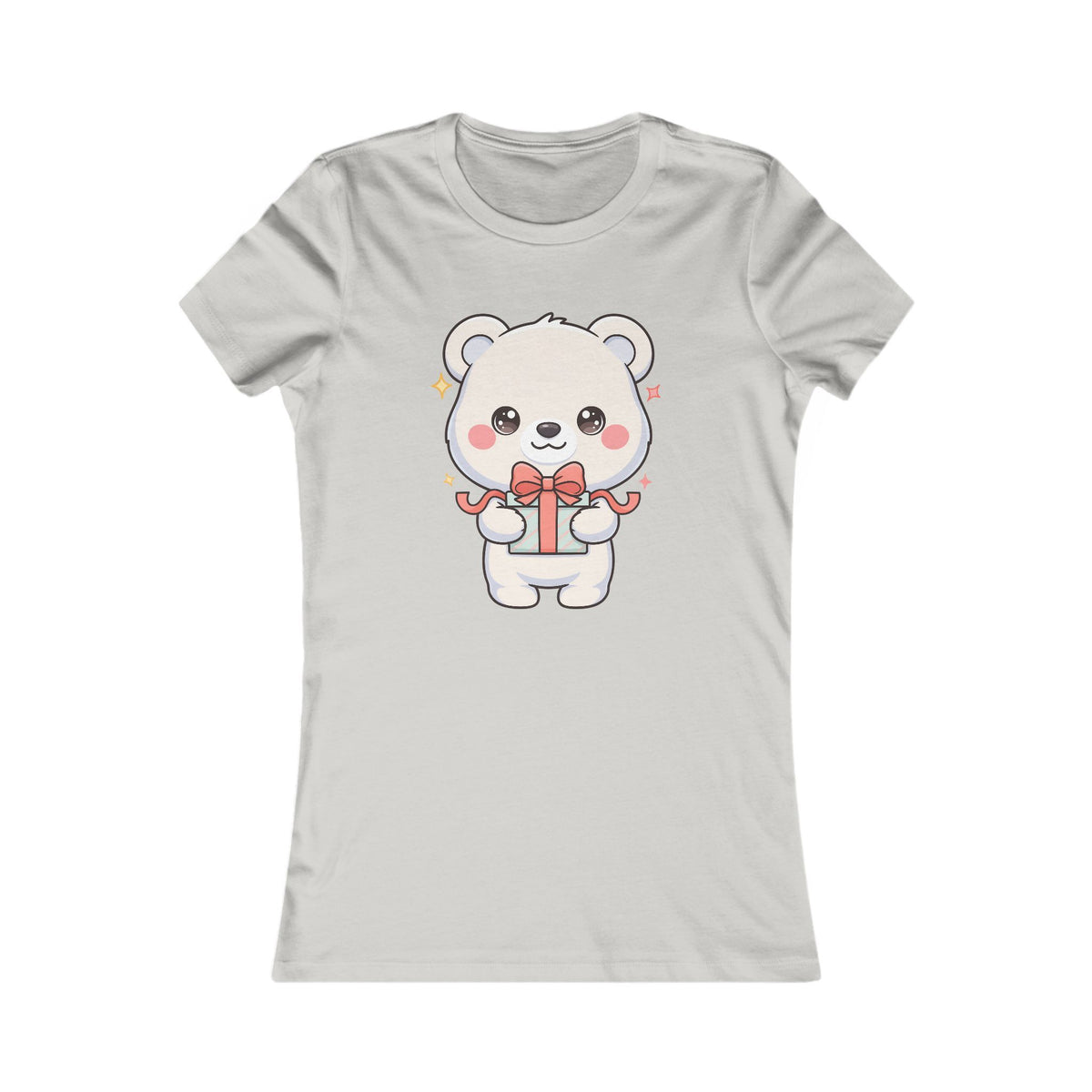 Kawaii Polar Bear Gift T-Shirt for Cute Winter Style