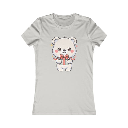 Kawaii Polar Bear Gift T-Shirt for Cute Winter Style