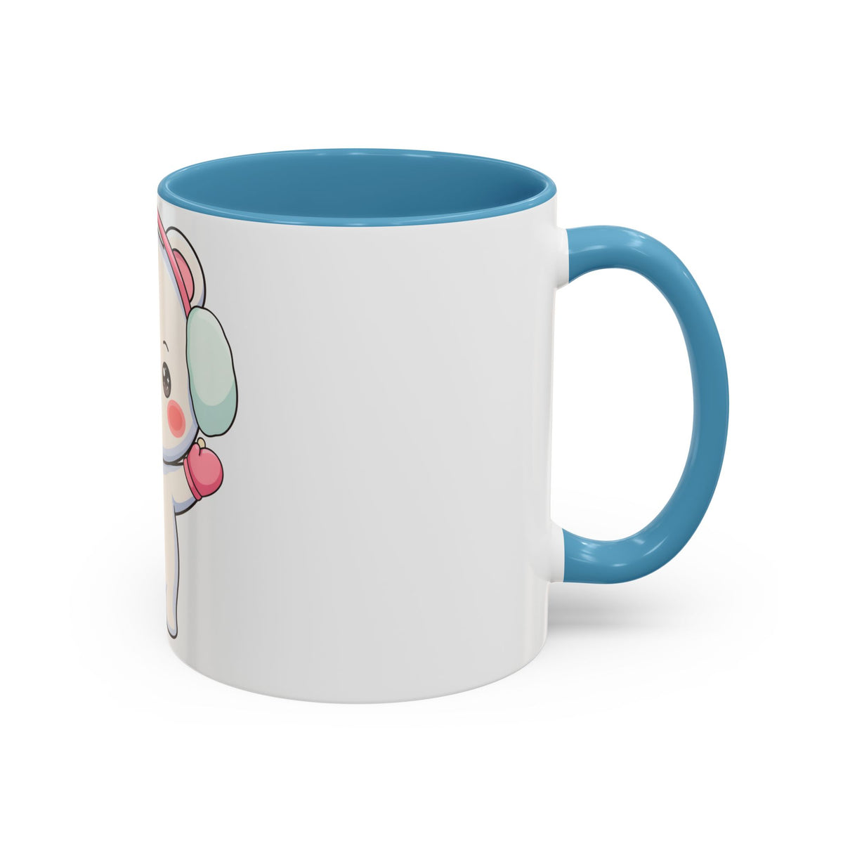 Kawaii Polar Bear Mug, Cute Winter Accent Coffee Mug