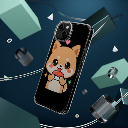 Kawaii Shiba Inu Phone Case for Sushi Lovers