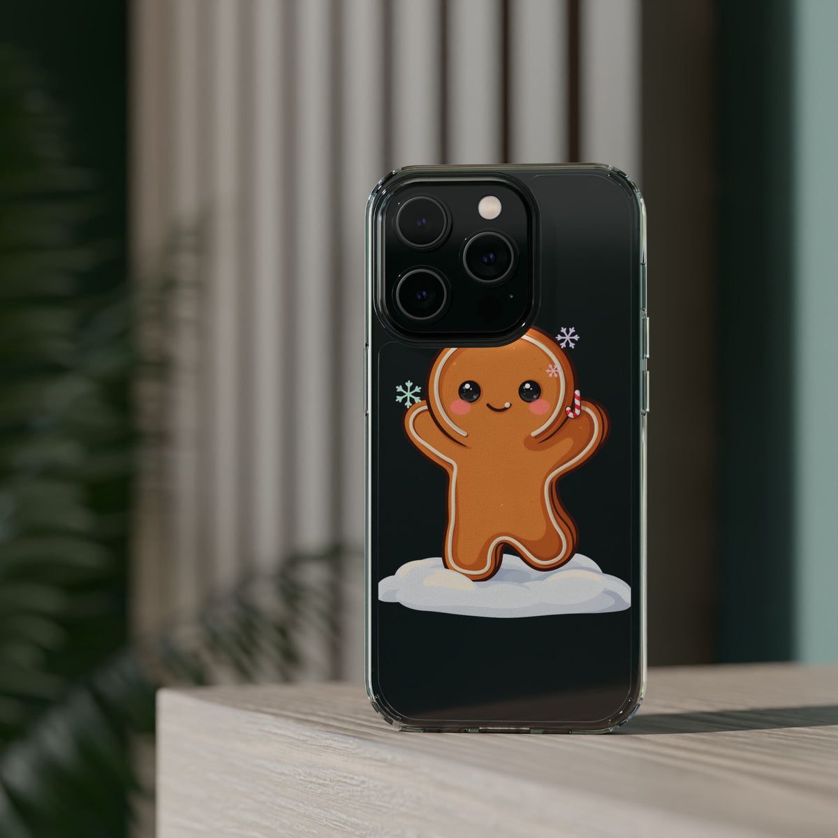 Kawaii Gingerbread Phone Case for Cozy Holiday Fans