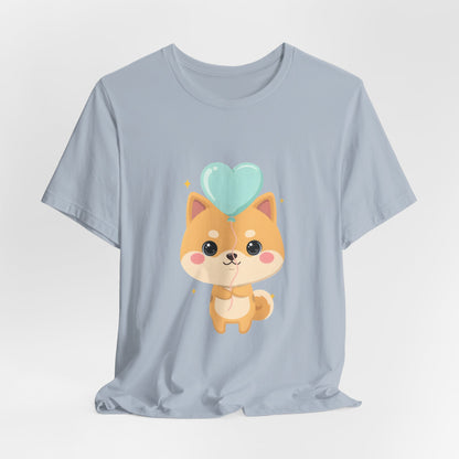 Kawaii Shiba Inu T-Shirt, Cute Balloon Dog Gift