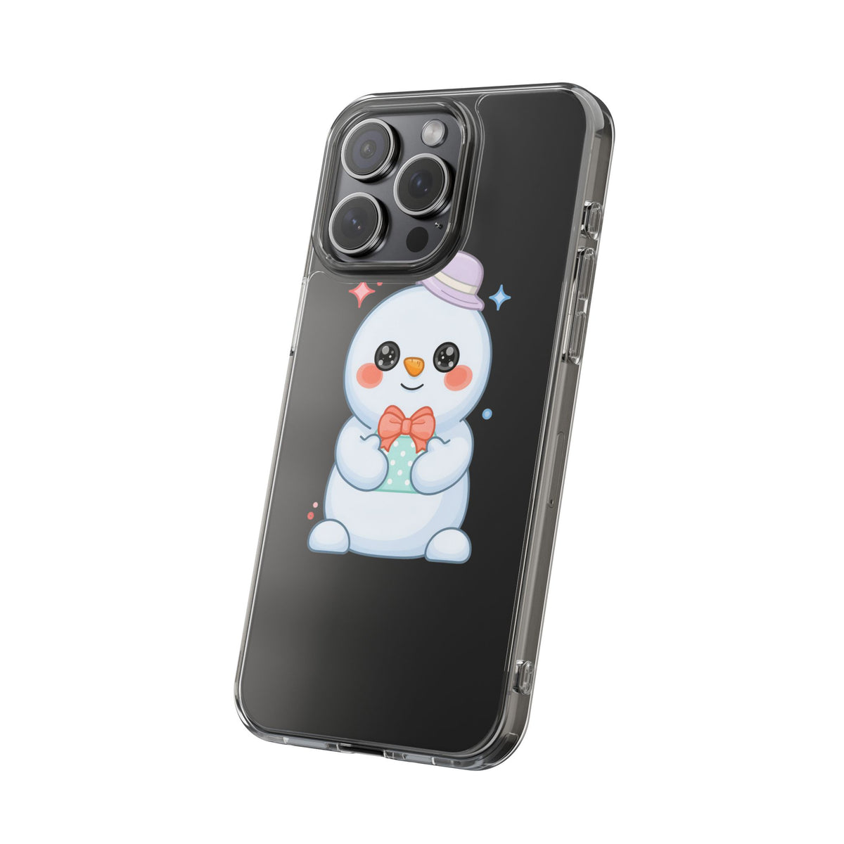 Kawaii Snowman Phone Case for Cheerful Winter Days
