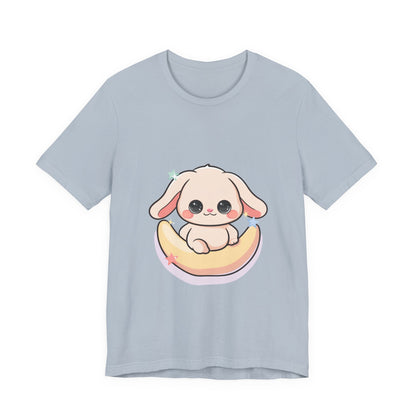 Kawaii Bunny Moon T-Shirt for Cute Style Lovers