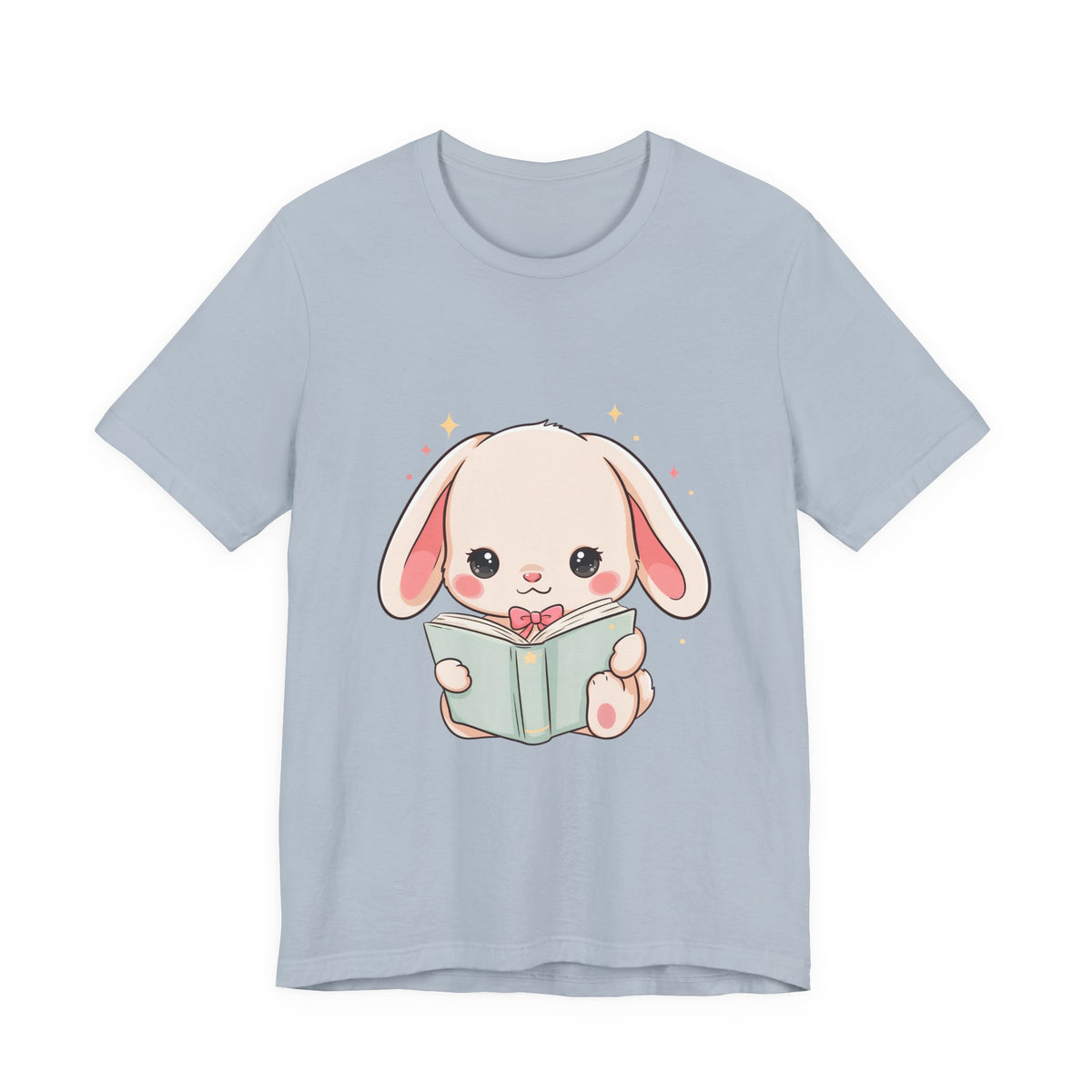 Book Lover Bunny T-Shirt – Cute Kawaii Reader Tee