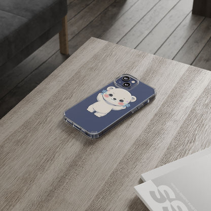 Kawaii Polar Bear Phone Case for a Cozy Winter Gift