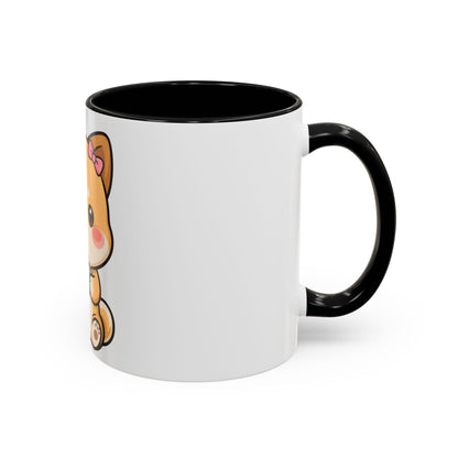 Kawaii Shiba Inu Coffee Mug, Cute Latte Lover Gift