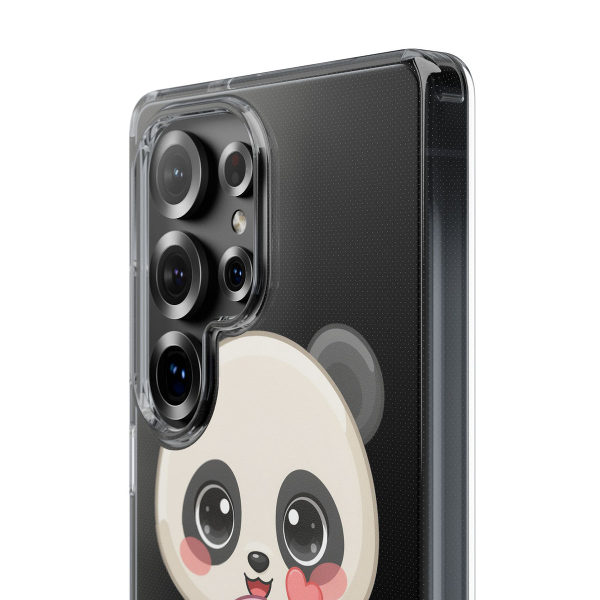 Kawaii Panda Phone Case with Donut