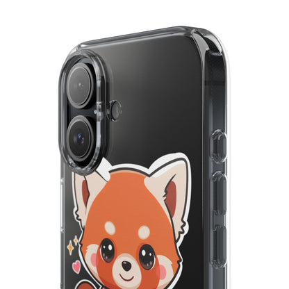 Red Panda Phone Case, Cute Plant Lover Gift