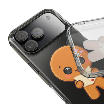 Gingerbread Man Phone Case, Cute Christmas Letter Reader