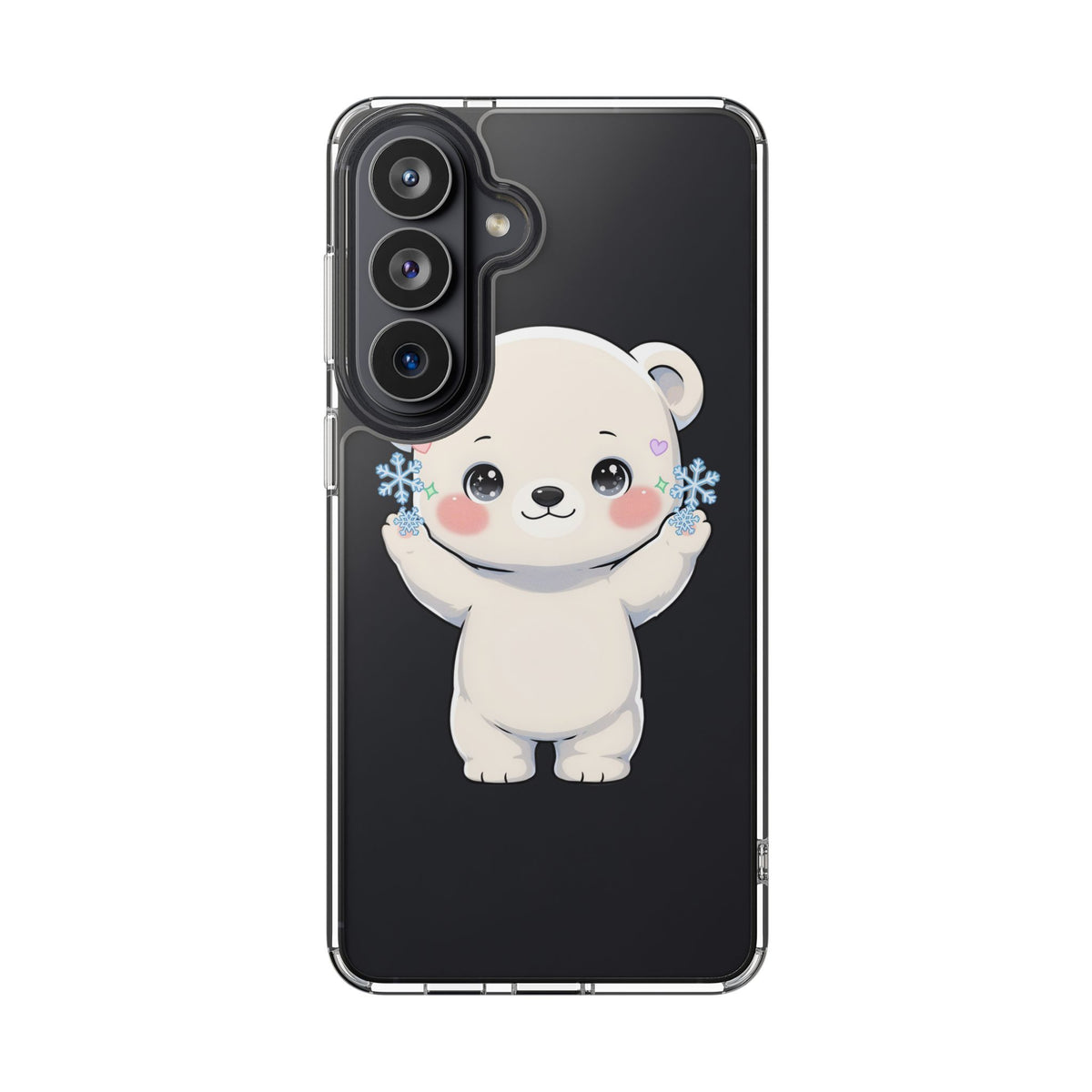 Kawaii Polar Bear Phone Case for a Cozy Winter Gift