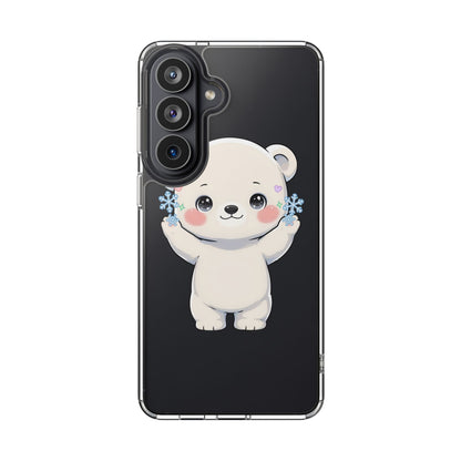 Kawaii Polar Bear Phone Case for a Cozy Winter Gift