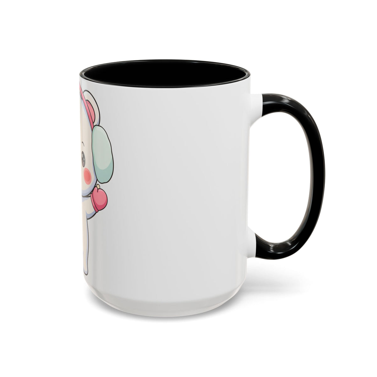 Kawaii Polar Bear Mug, Cute Winter Accent Coffee Mug