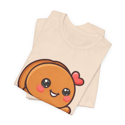 Christmas Gingerbread Man T-Shirt, Cozy Kawaii Holiday Tee
