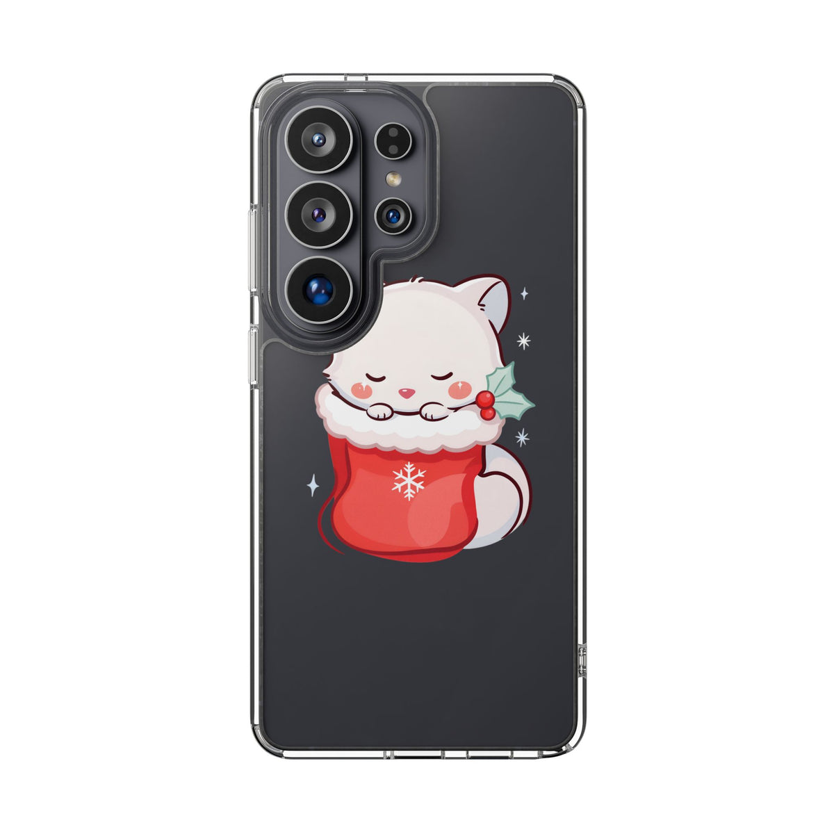 Christmas Fox Phone Case, Cute Holiday Stocking Gift
