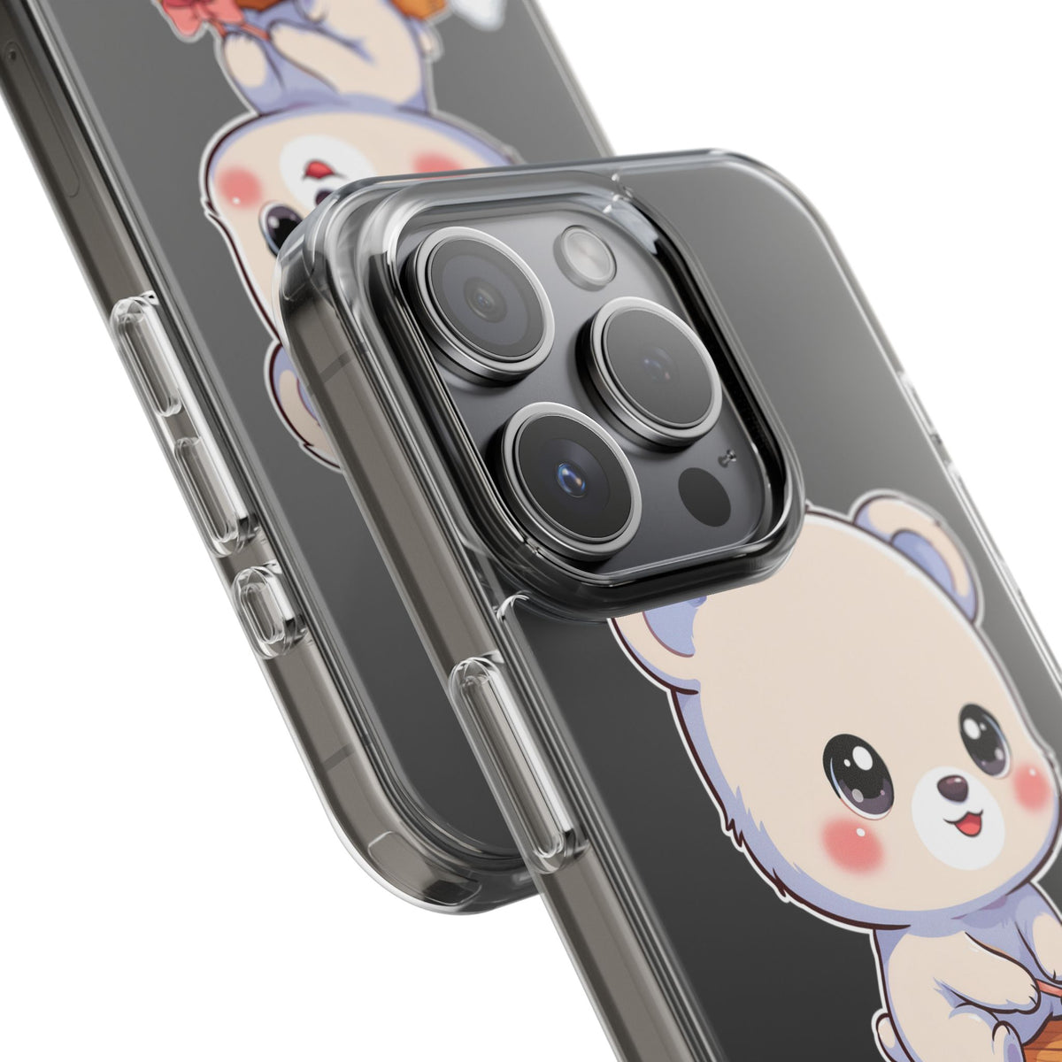 Kawaii Polar Bear Phone Case, Cute Winter Gift