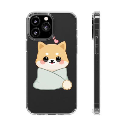 Kawaii Shiba Inu Phone Case, Cozy Valentine Gift