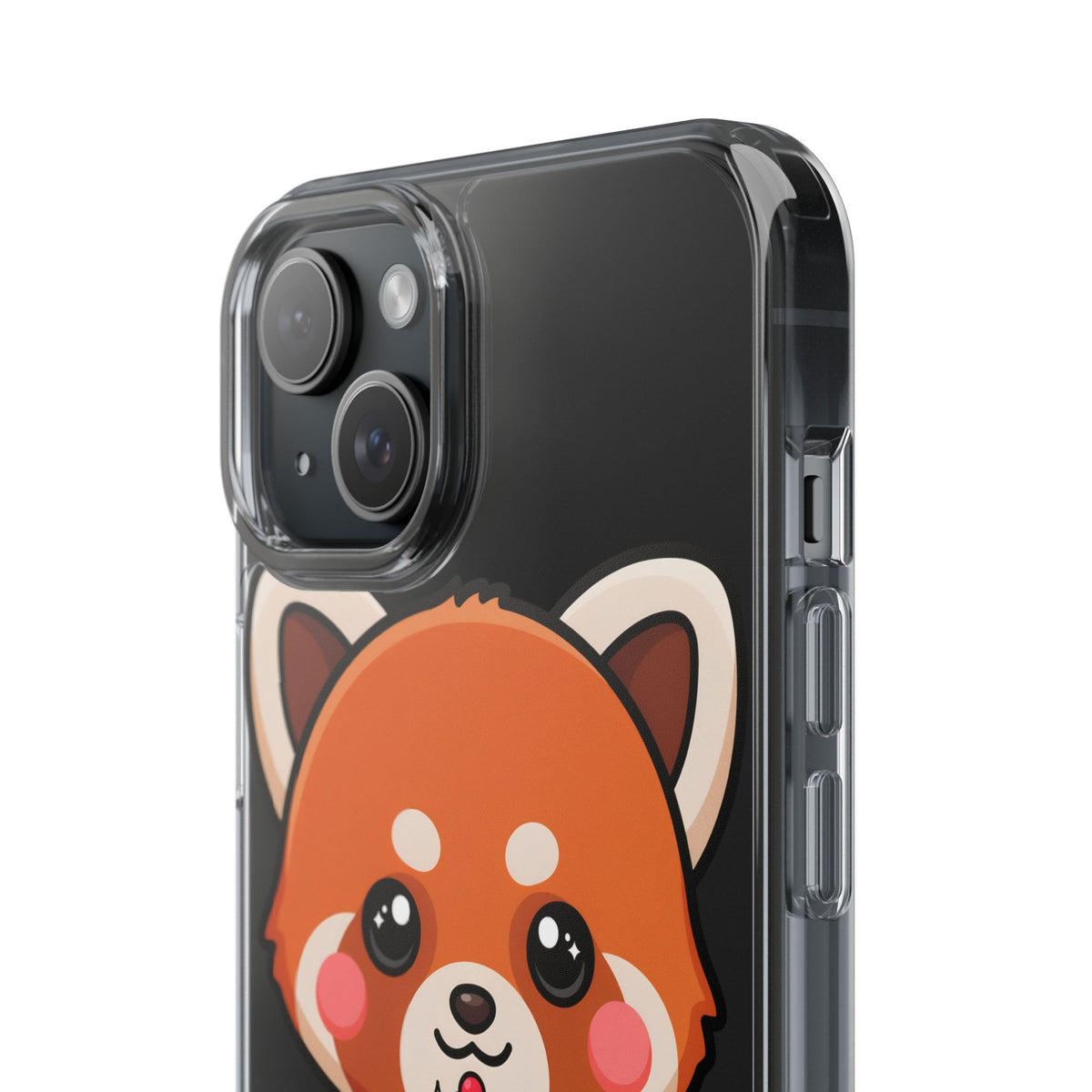 Kawaii Red Panda Phone Case with Ice Cream