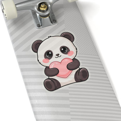 Kawaii Panda Sticker, Sweet Valentine Gift
