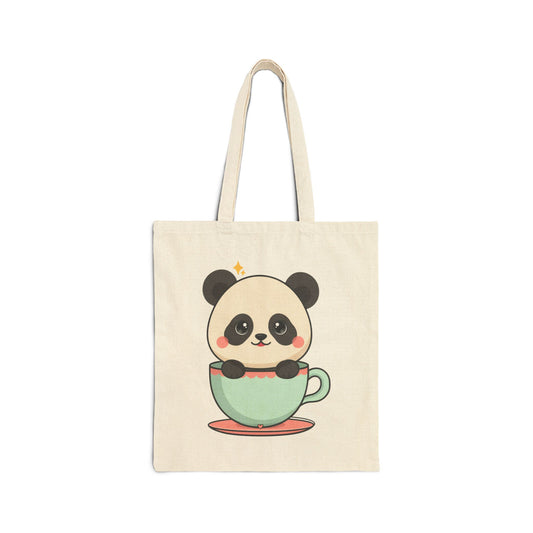 Kawaii Panda Tote Bag – Teacup Chibi Cutie