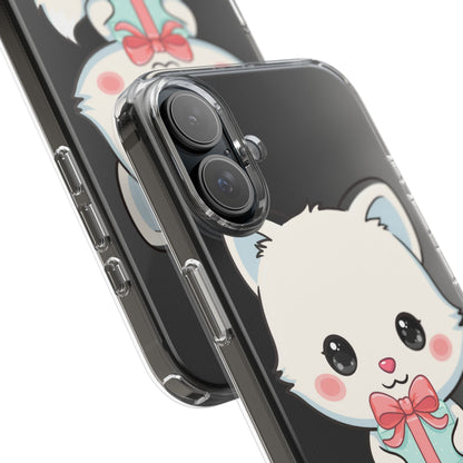 Kawaii Arctic Fox Phone Case with Gift