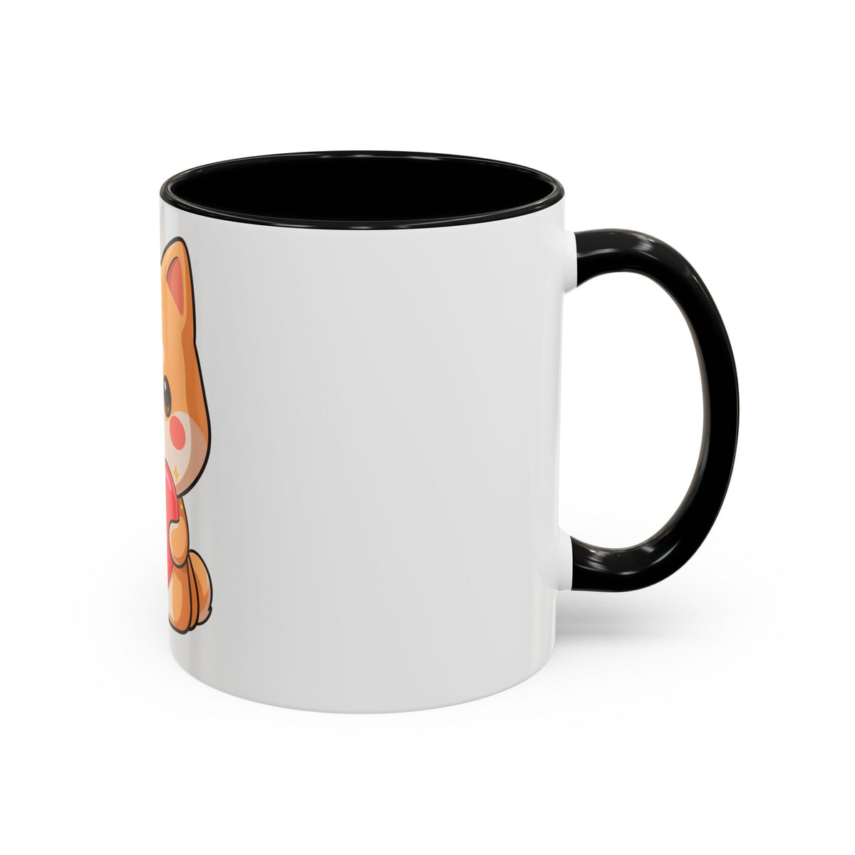 Kawaii Shiba Inu Accent Coffee Mug for Dog Lovers