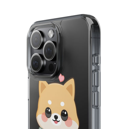Kawaii Shiba Inu Phone Case, Cozy Valentine Gift