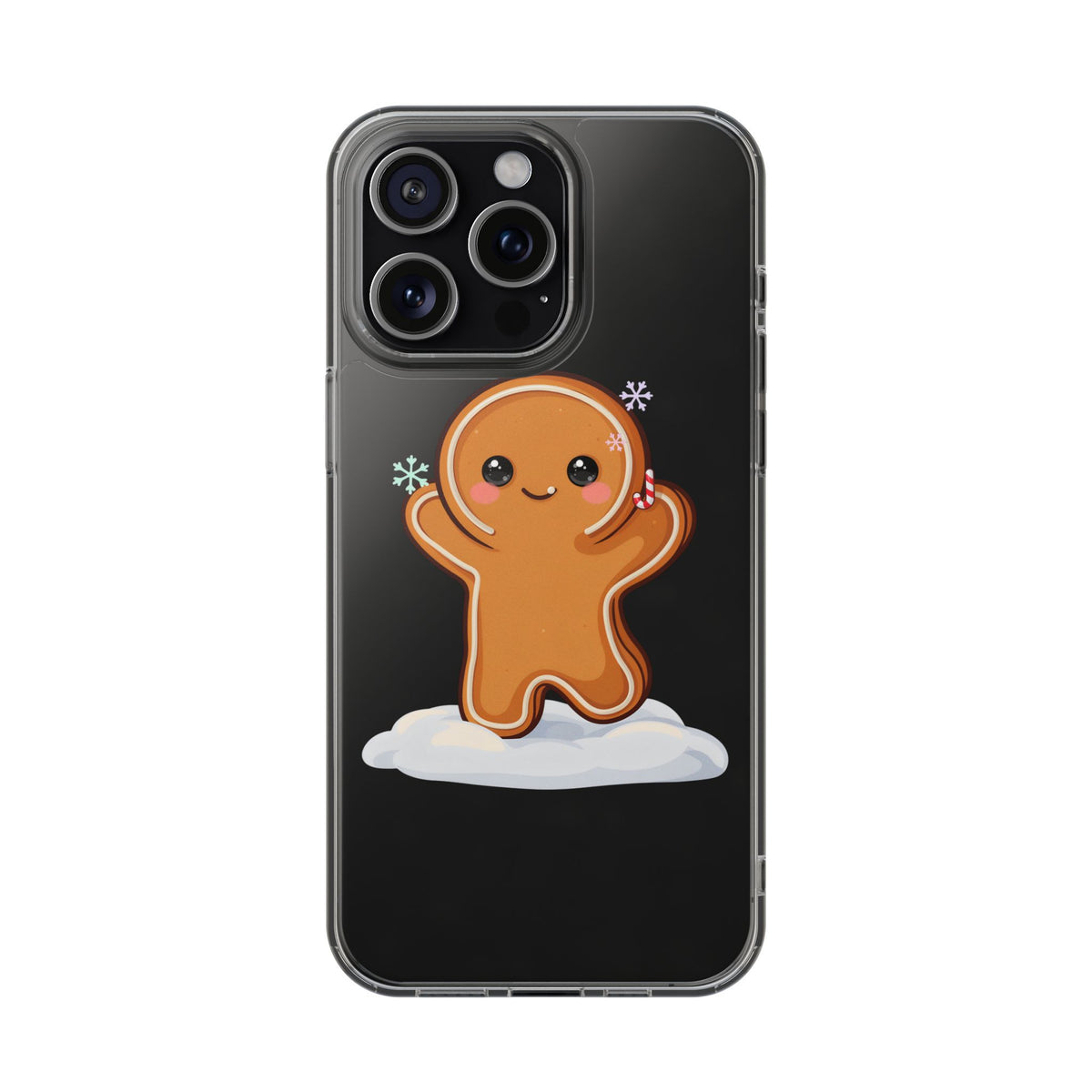 Kawaii Gingerbread Phone Case for Cozy Holiday Fans
