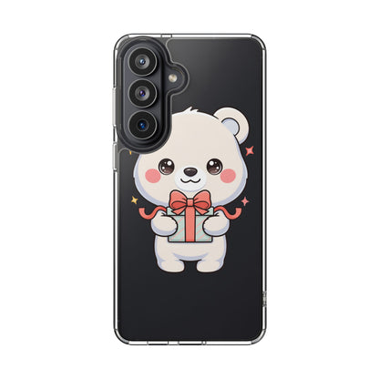 Kawaii Polar Bear Gift Phone Case for Holiday Gifting