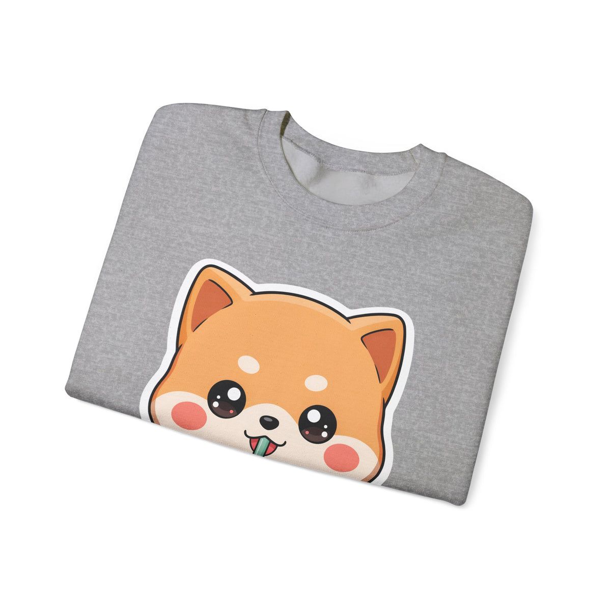 Kawaii Shiba Inu Bubble Tea Sweatshirt, Cute Dog Gift