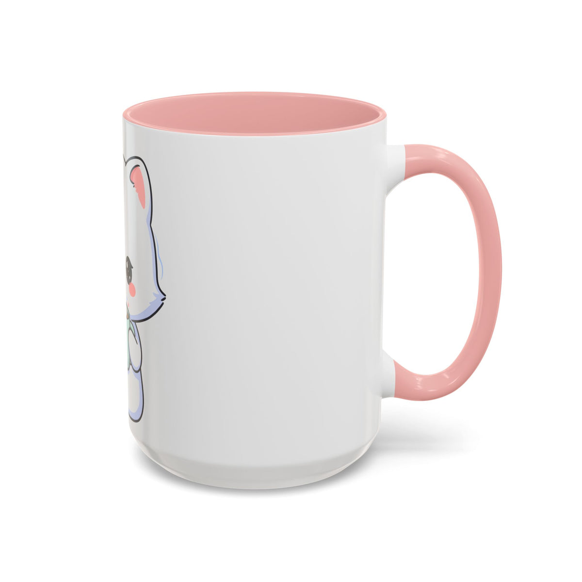 Kawaii Arctic Fox Mug – Cute Cocoa Lover Accent Coffee Mug