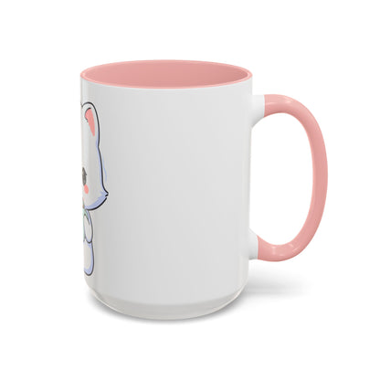 Kawaii Arctic Fox Mug – Cute Cocoa Lover Accent Coffee Mug